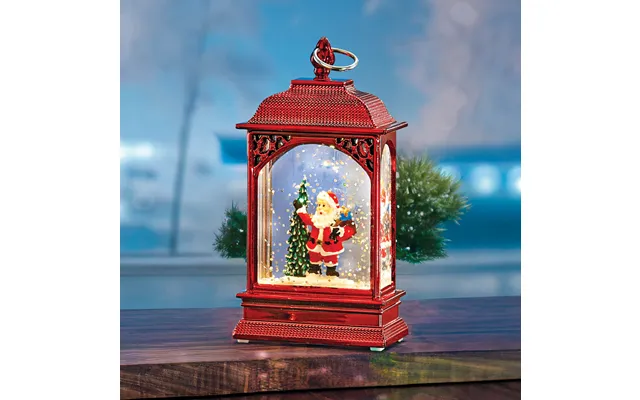 Red Christmas Glitter Lantern product image