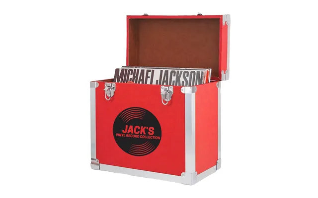 Red Personlised Record Storage Case