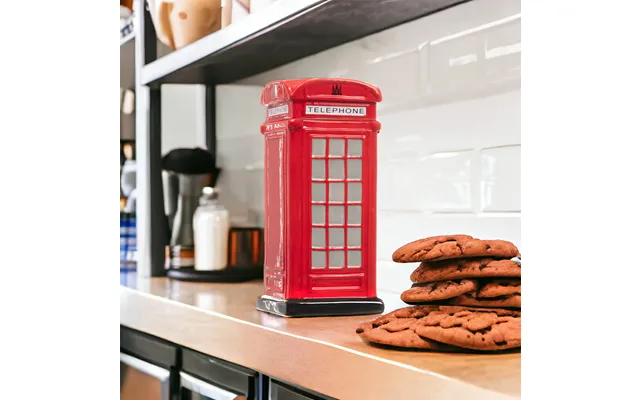 Red Telephone Box Ceramic Biscuit Jar product image