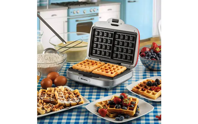 Retro Waffle Maker Red