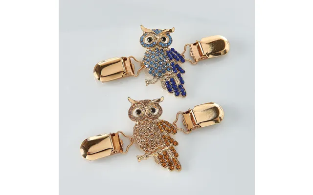 Set Of 2 Owl Cardigan Clips product image
