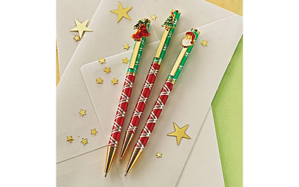 Set Of 3 Christmas Gift Pens