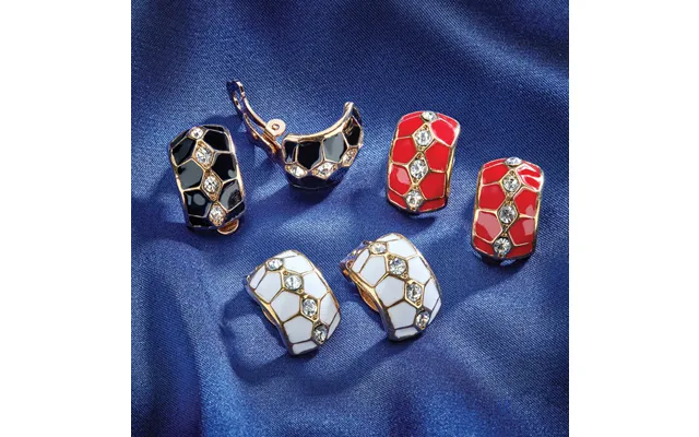 Set Of 3 Clip-on Earrings