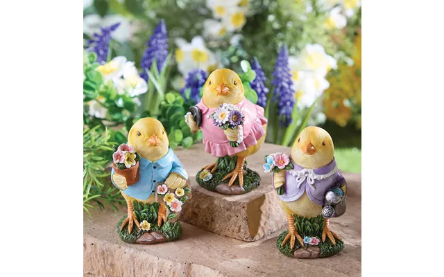 Set Of 3 Spring Chicks