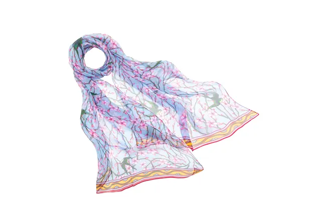 Silk Scarf W Crane Blossom product image
