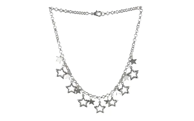 Silver Tone Charm Necklace