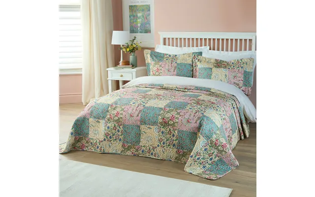 Single Patchwork Bedspread L260 Xw180cm
