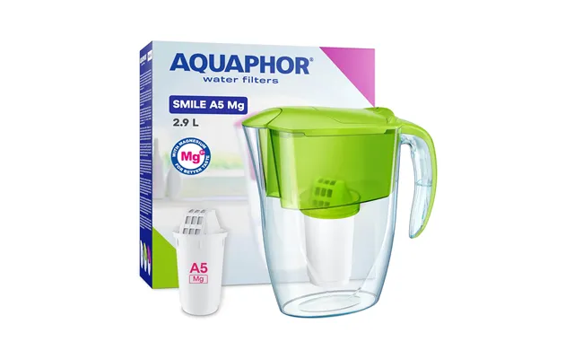 Smile 2.9ltr Jug In Green 1 X Magnesium Release A5 Filter product image