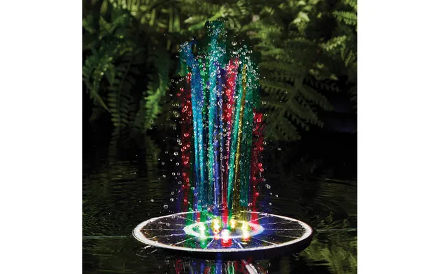 Solar Colour Changing Water Fountain