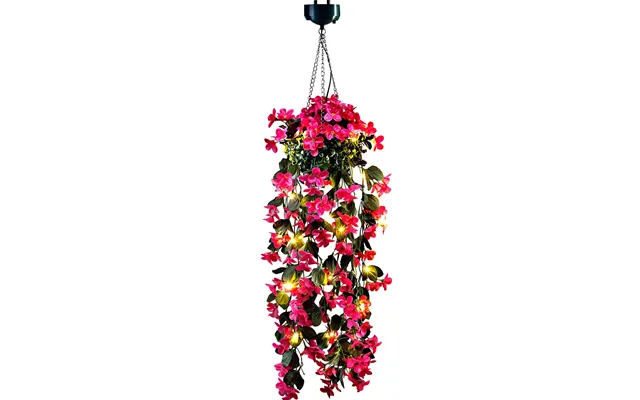 Solar Faux Flowers Hanging Garland
