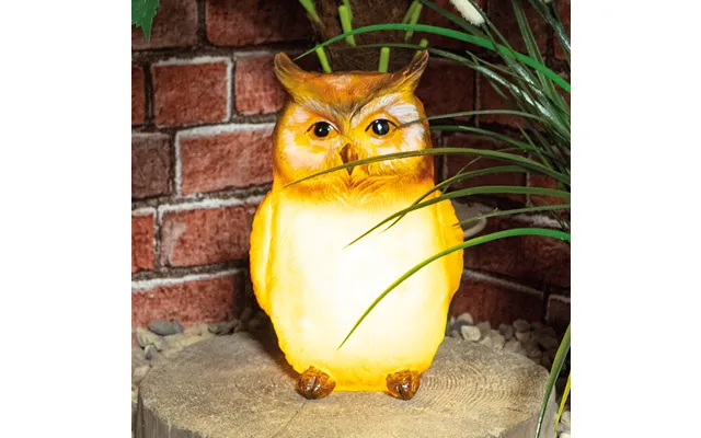 Solar Garden Female Light Up Owl product image