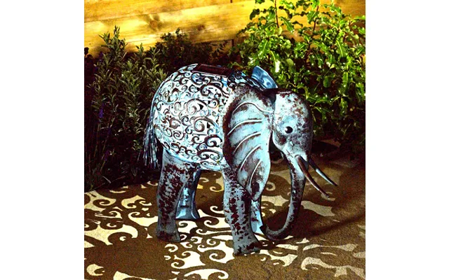 Solar Silhouette Elephant