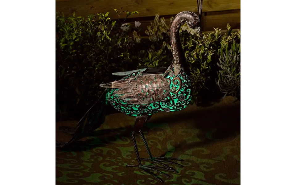 Solar Silhouette Peacock