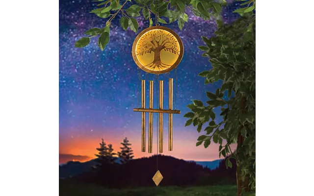 Solar Tree Of Life Wind Chime