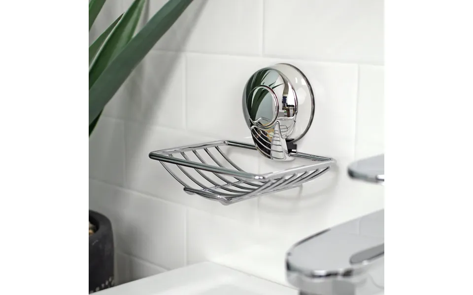 Suctionloc Chrome Soap Basket With Disc