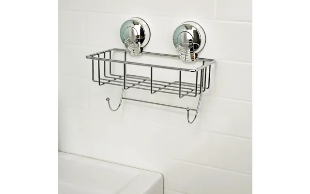 Suctionloc Chrome Sponge Basket With Discs product image