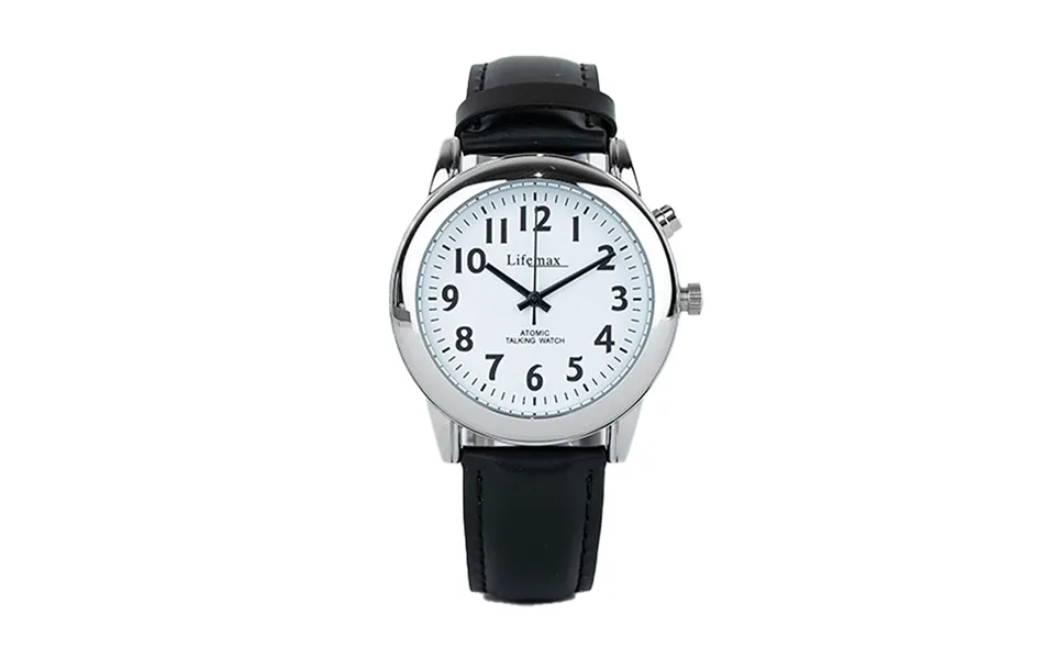 Talking Atomic Watch Leather Strap Mens