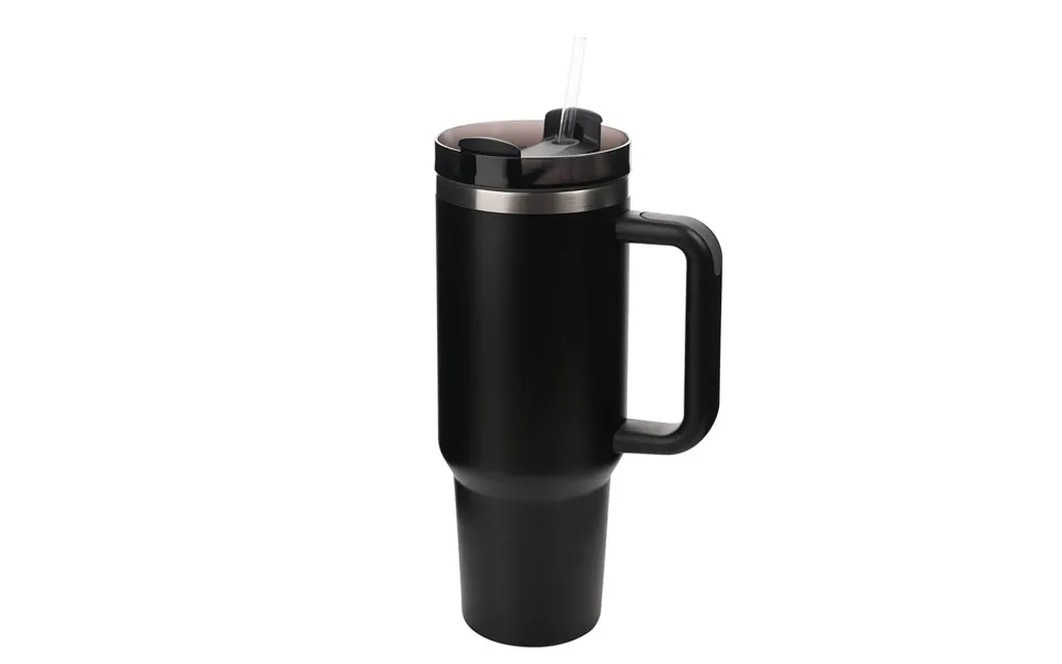 Tall Steel Mug 40oz Black