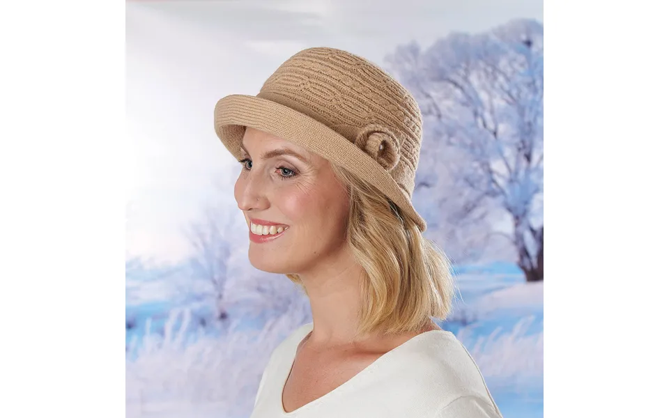 Taupe Knitted Hat