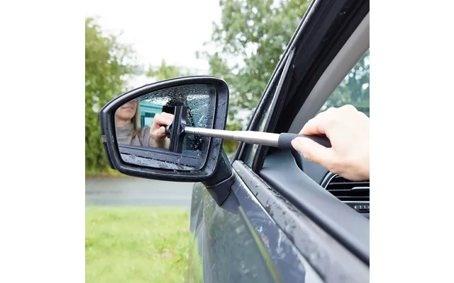 Telescopic Car Wing Mirror Squeegee