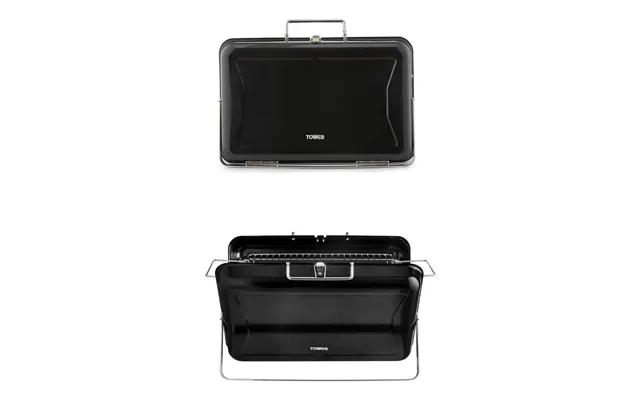 Tower Portable Day Tripper Bbq Black