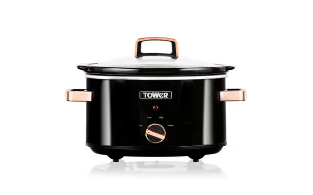 Tower Slow Cooker 3.5l Black Rose Gold product image