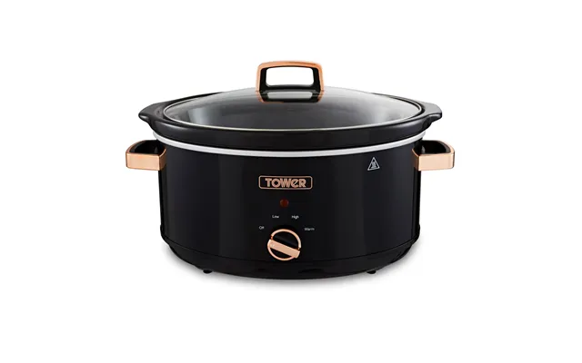 Tower Slow Cooker 6.5l Black Rose Gold product image