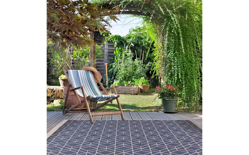 Two Weave Rug Diamonds Ocean 230x160cm