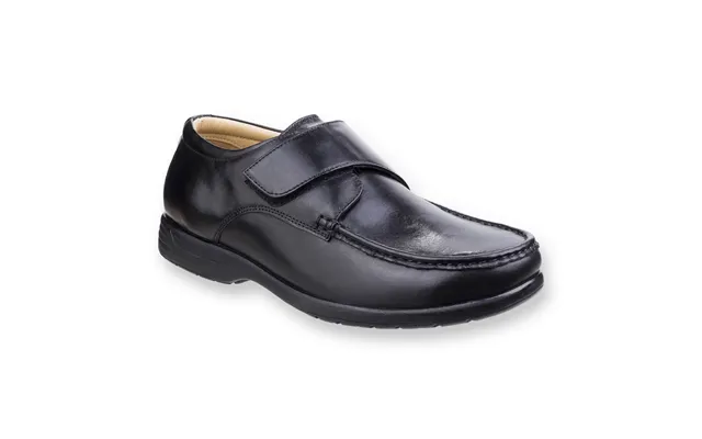 Uk 10 Fred Dual Fit Moccasin Black