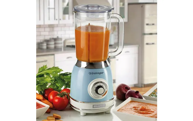 Vintage 1000w Glass Jug Blender Blue product image