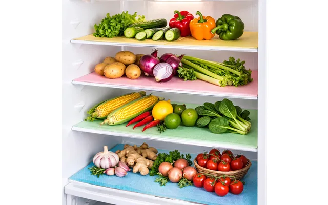 Washable Fridge Fresh Mats Set Of 4