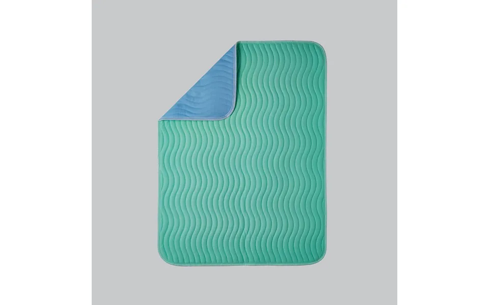 Waterproof Bed Pad Blue L95 Xw90cm