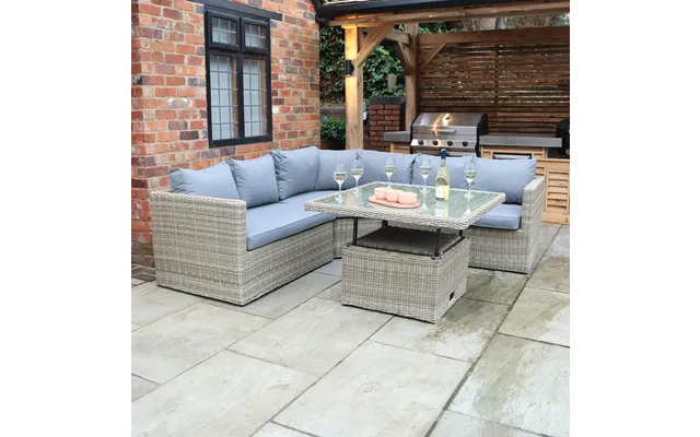 Wentworth 6 Seater Large Corner Lounging Set product image