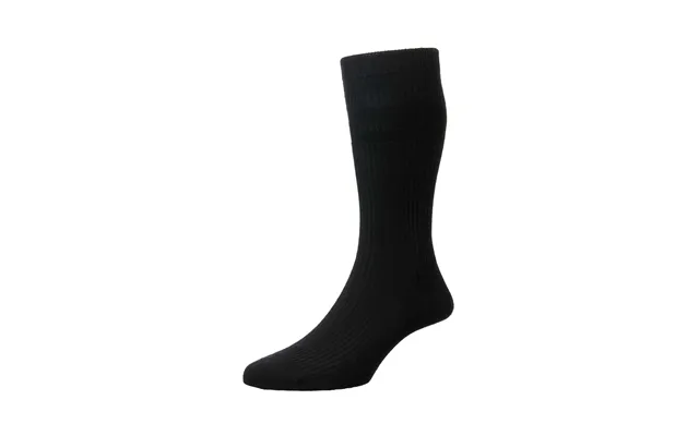 Wide Cotton Softop 2 Pair Blk 6-11 Socks product image