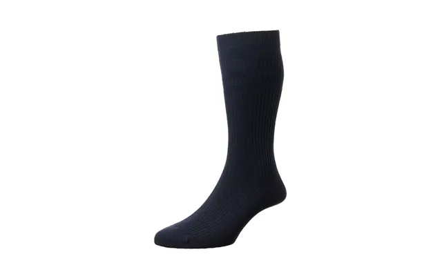 Wide Cotton Softop 2 Pair Navy 11-13 Socks