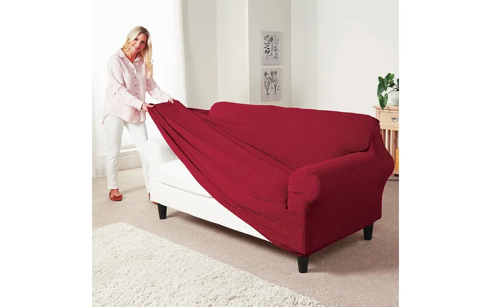 Wine Stretch 3 Seater Cover
