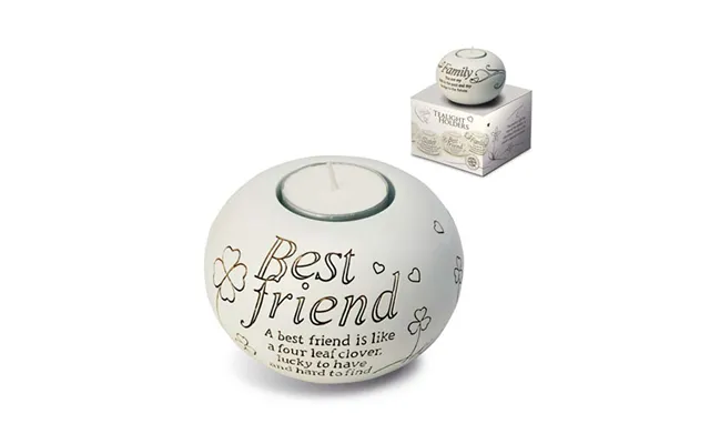 With Sentiment Tealight Holder Best Friend product image