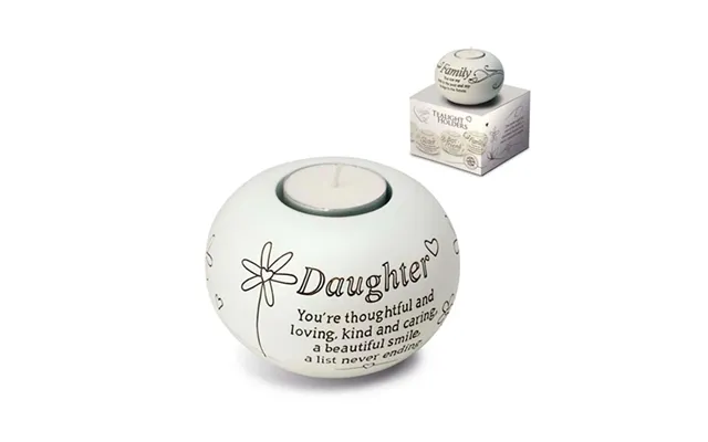 With Sentiment Tealight Holder Daughter product image