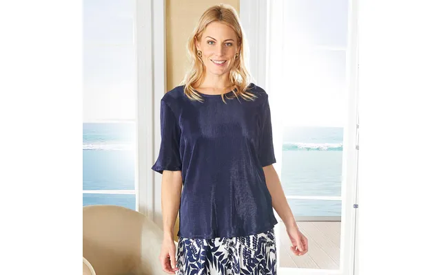 Womens Casual Short Sleeve Top Navy Size 12 product image