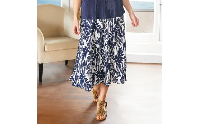 Womens Fine Pleat Plissé Skirt Tropical Size 16