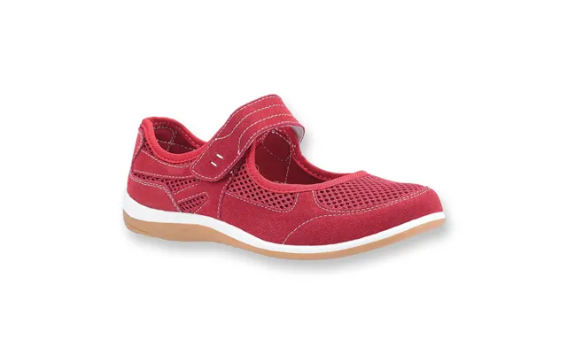Womens Morgan Touch Fastening Shoe Red 3