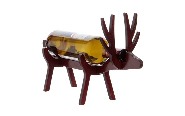 Wooden Bottle Holder Reindeer
