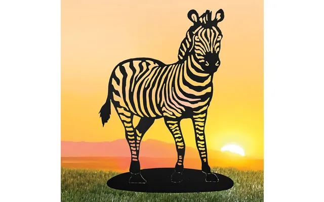 Zebra Metal Garden Ornament product image