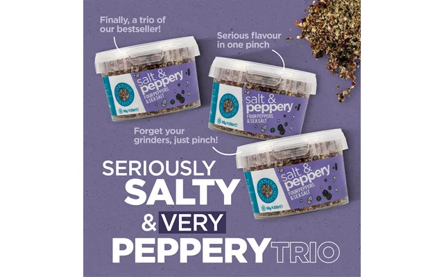 Salt & Peppery 140g Trio