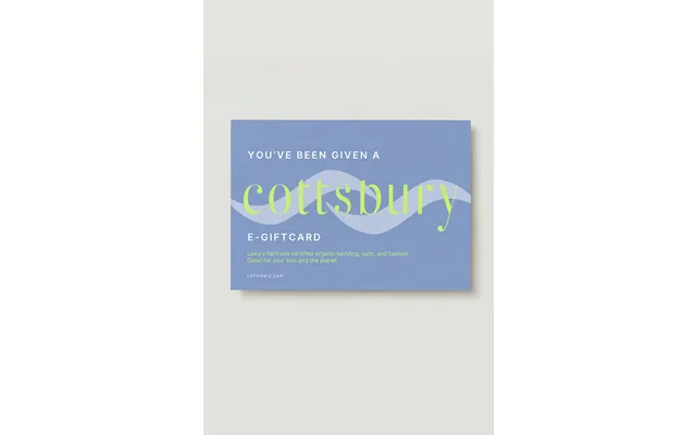 Cottsbury E-giftcard - 50.00