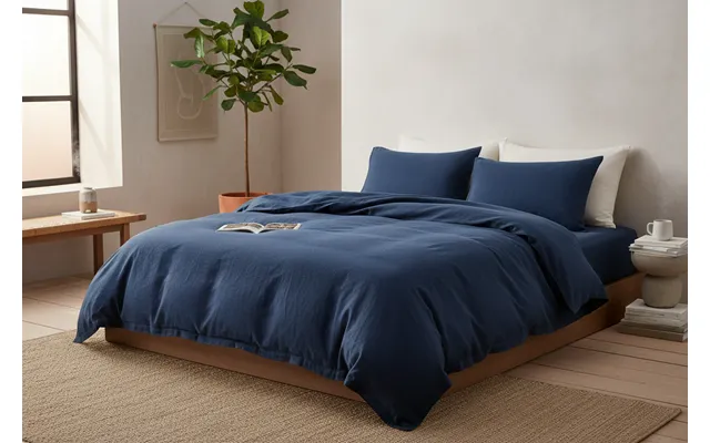 Indigo Organic Cotton Jersey Bedding Set - 100% Gots Certified