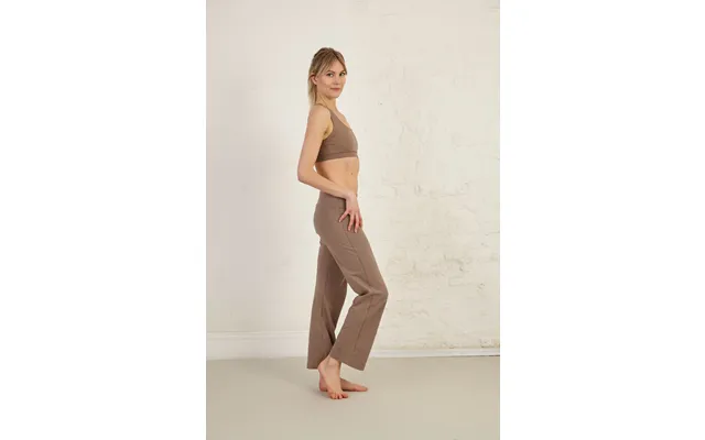 Organic Cotton Medium Support Bra Taupe - Xl