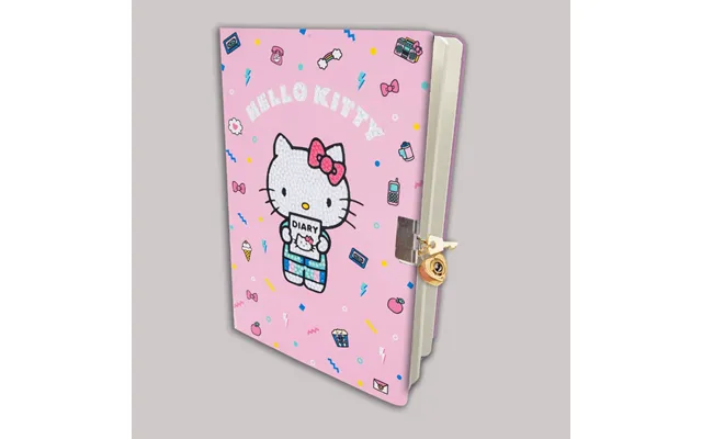 90's Nostalgia Crystal Art Secret Diary Hello Kitty & Friends