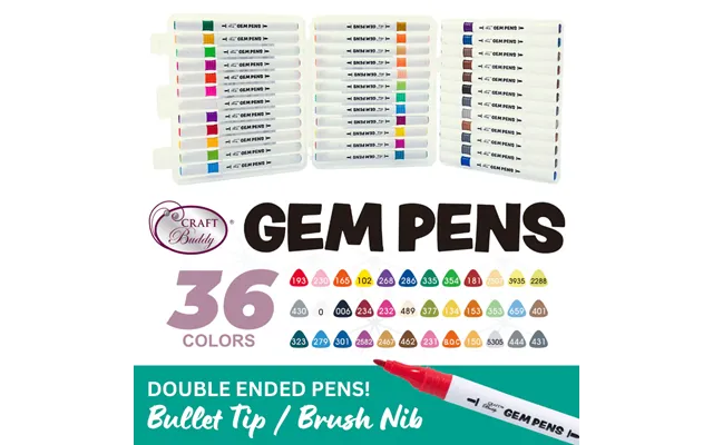 Craft Buddy Gem Pens For Crystal Art Coloring