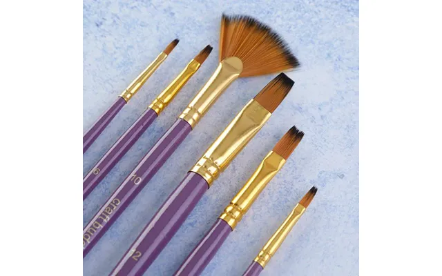 Craft Buddy Set Of 6 Brushes